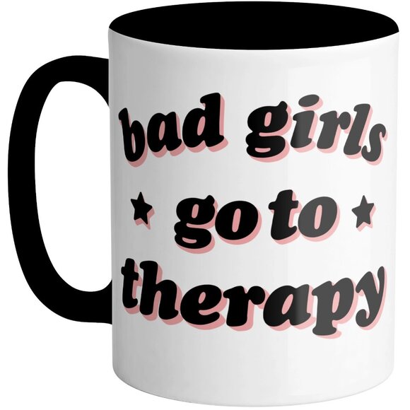 Bad Girls Therapy Ceramic Mug - Picture 2 of 2